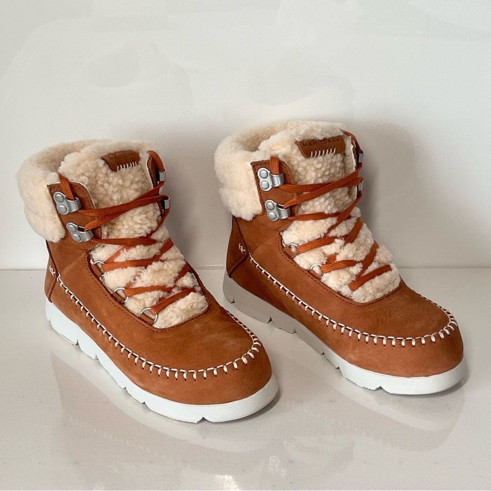 Manitobah Pacific Hiker Suede Lace-Up Winter Boots